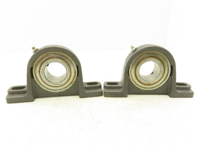 Browning PB250X1-5/8 Pillow Block Bearing 1-5/8" Bore 2 Bolt Base Lot Of 2