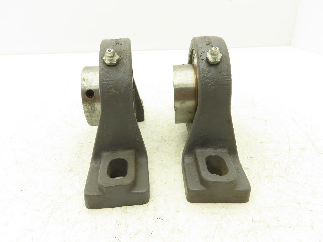 Browning PB250X1-5/8 Pillow Block Bearing 1-5/8" Bore 2 Bolt Base Lot Of 2