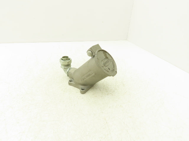 Hubbell HBL21447 Hubbellock Watertight Flanged Inlet Male Plug 30A 600V 3P 4W