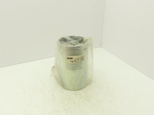 Dixon Valve DM66 6" Hose ID Barb x Barb Steel Fitting Hose Mender 10"L