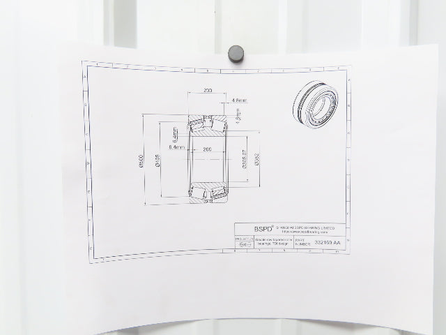 SKF 332169A Tapered Roller Bearing Double Row 305.07mm-ID x 500mm-OD 200 x 200-W