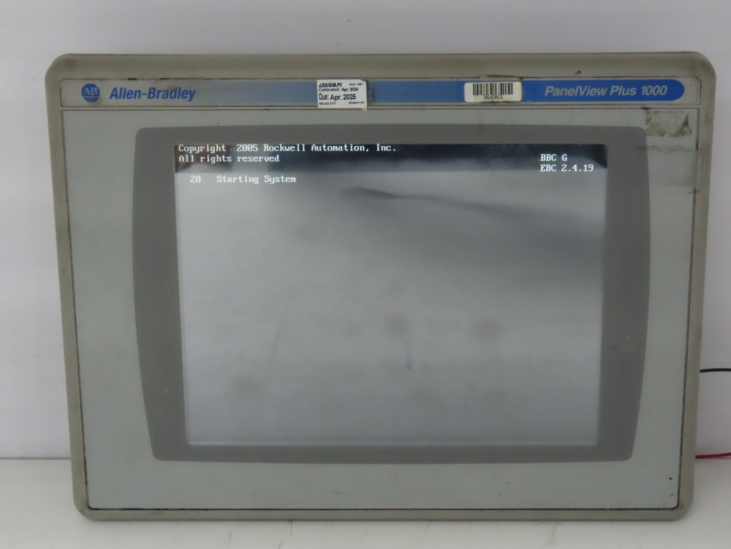 Allen Bradley 2711P-T10C4D1 PanelView Plus 1000 2711P-RDT10C 2711P-RP1