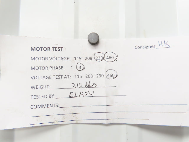 Lincoln Electric Type KM AC Motor 20Hp 1750 RPM 230/460V 3PH 256TC ODP Air Over