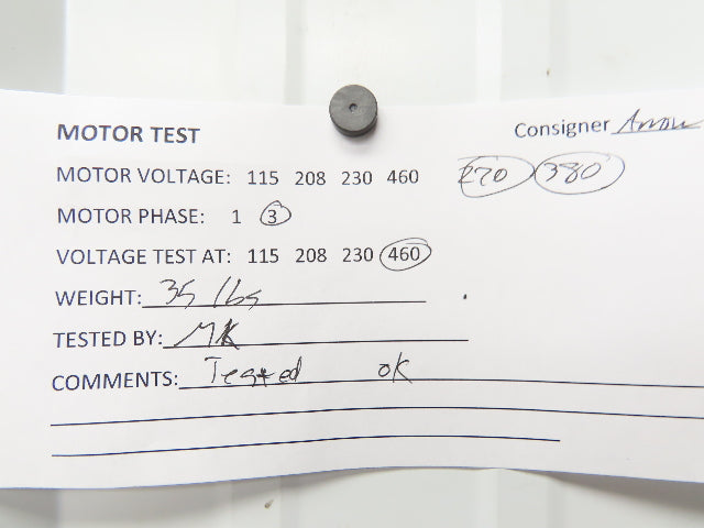 ATB Antriebstechnik AF 90L/6C-11 S B5 Metric AC Motor 1.1kW 910rpm 380/220V 3PH