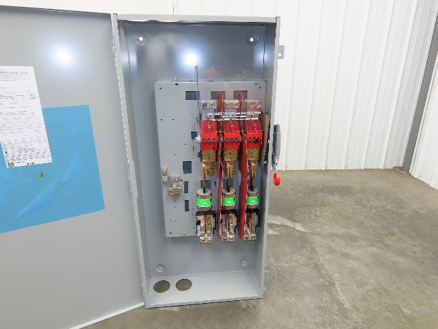 Eaton DH366FGK Safety Disconnect Switch 600A 600V 3 Pole Fused 400Hp
