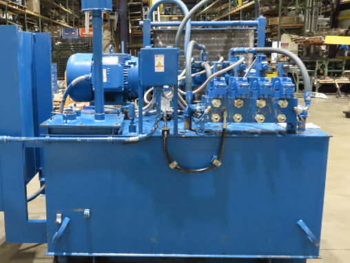 Denison Hydraulic Power Unit 30GPM 3500PSI 40Hp 230/460V 3Ph 400Gal Triple Pump