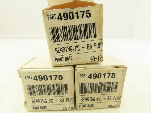 McGill GR-16 2 Row Needle Roller Bearing 1"-ID x 1.5"-OD x 1" Width Lot Of 3