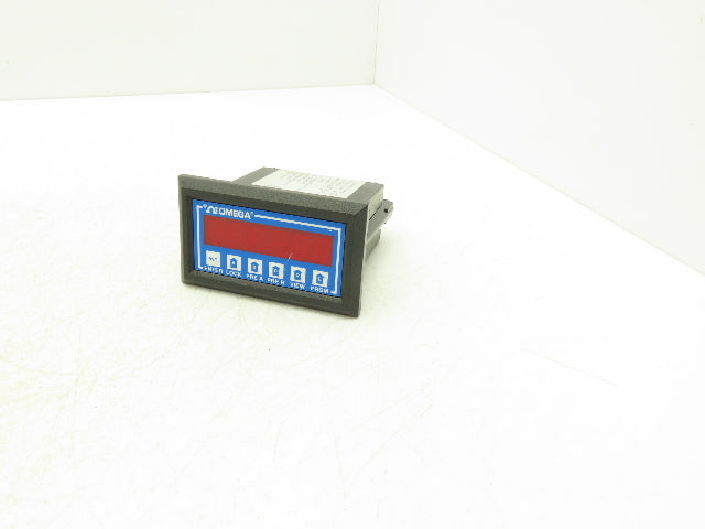 Omega DP-F75 Rate Meter Batch Control Totalizer 6 Digit Panel Meter 110V *READ*