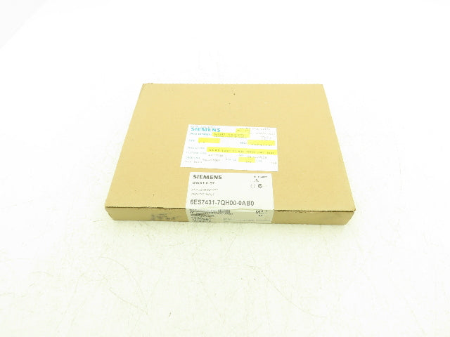 Siemens 6ES7431-7QH00-0AB0 Simatic S7 Analog Input Module 16 AI 16 Bit Ver 9