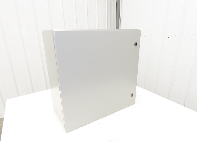 Wiegmann Electrical Enclosure Cabinet 24x24x12" Type 12 Gray -No Backplate-