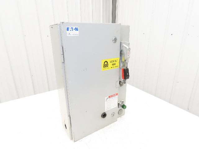 Eaton Cutler Hammer NEMA 1 Combination Motor Starter 30A 600V Disconnect