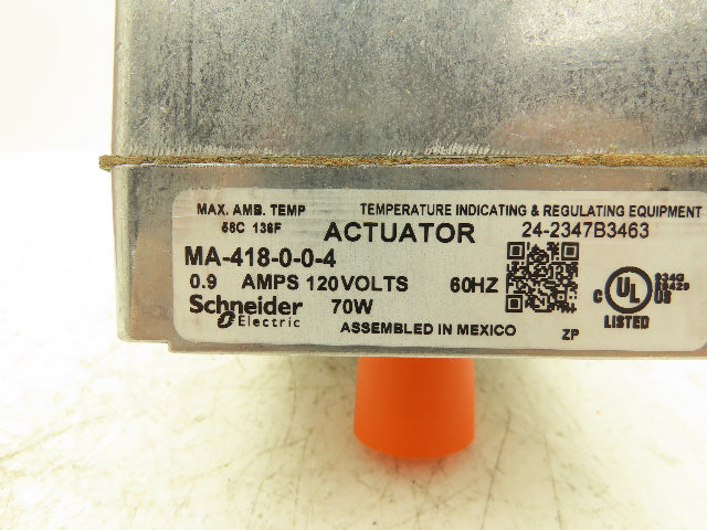 Schneider Electric MA-418-0-0-4 Damper Valve Actuator 2-Pos Spring Return 120V