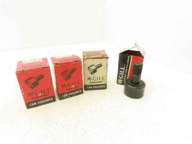 McGill CF2 SB Flat Cam Follower 2"Roller Dia x 1.25"-Width .75" Stud Lot Of 4