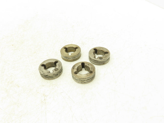 Miller Electric 053696 MIG Welding Wire Rollers 0.040V Groove Lot of 4