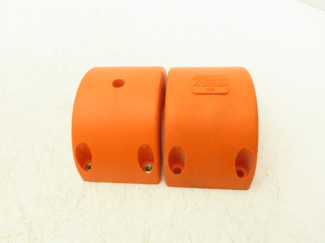 Martin 4016COV Coupling Cover #40 Chain 4" OD x 2" Width Lot Of 2