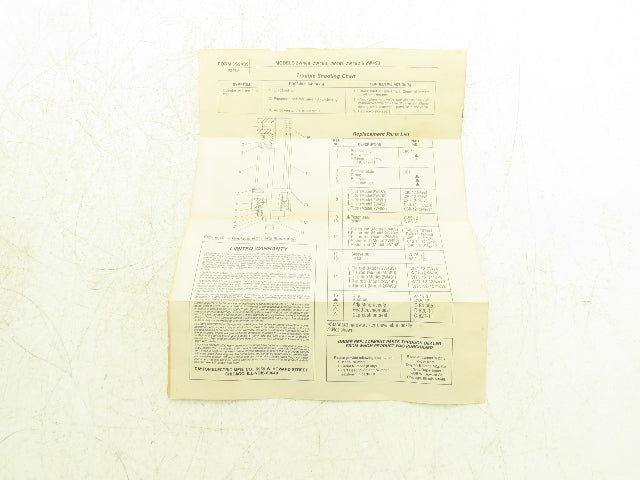 Speedaire 2W489 Pneumatic Air / Hydraulic Cylinder 6" Bore 4" Stroke 250/400PSI