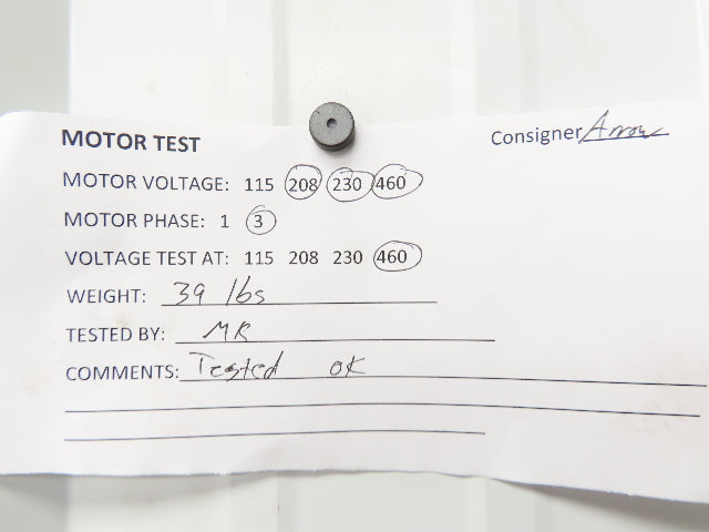 Gast R4310A-2 Regenair Regenerative Blower Vacuum Pump 92cfm 1Hp 230/460V 3PH