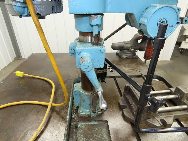 Clausing 20" Variable Speed Drill Press Weld Table 48x48" Wilton Bullet Vise