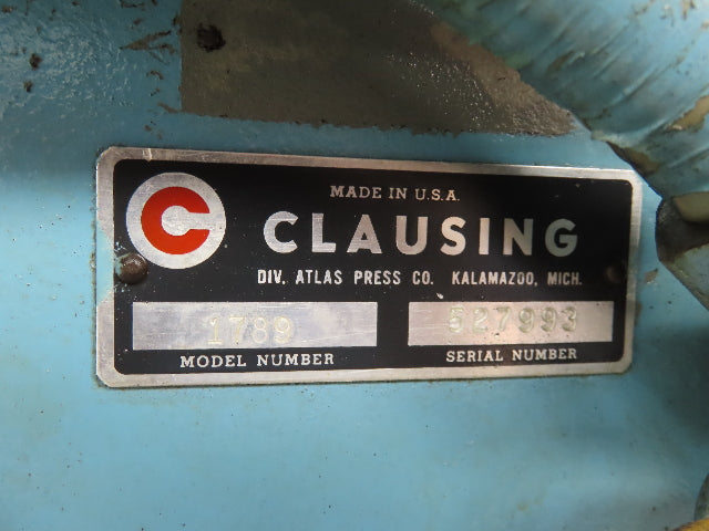 Clausing 20" Variable Speed Drill Press Weld Table 48x48" Wilton Bullet Vise