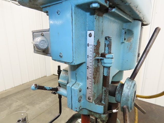 Clausing 20" Variable Speed Drill Press Weld Table 48x48" Wilton Bullet Vise