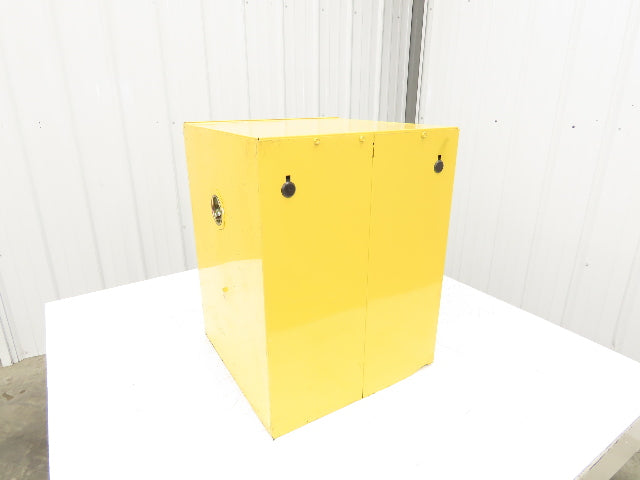Justrite 890400 Sure-Grip EX 4 Gallon Capacity Yellow Flammable Cabinet