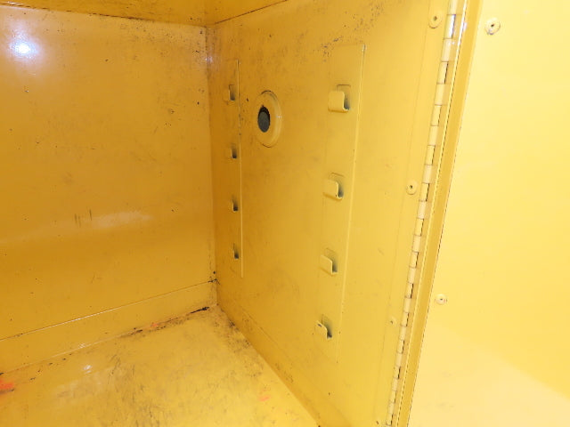 Justrite 890400 Sure-Grip EX 4 Gallon Capacity Yellow Flammable Cabinet