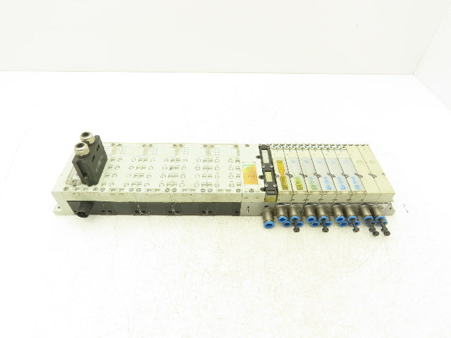 Festo 537956 /MPA2-FB-EMS-4 Air Solenoid Valve Manifold CPX-AB-8-M8-3POL 24VDC