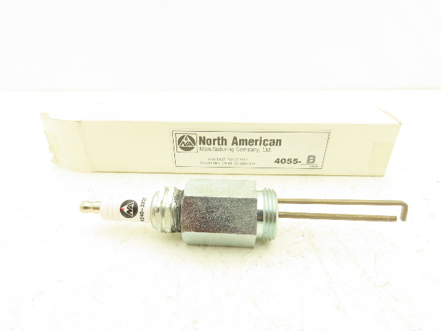 North American 4055-B Spark Ignitor Electrode 3/4" NPT 2-3/4" Length