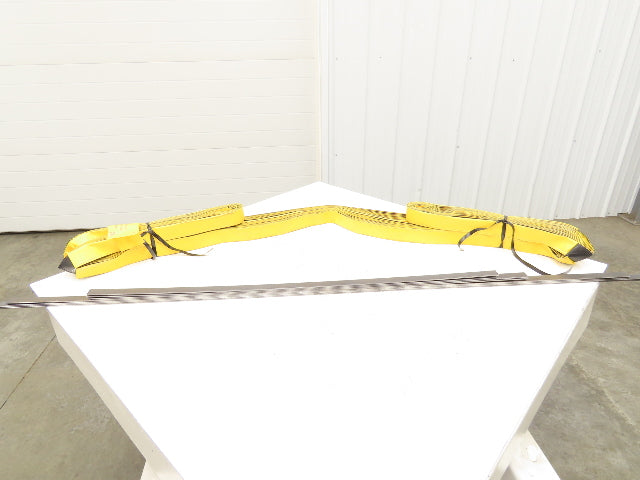Akon Lift Table Bellows 72x42x42" Bolt On Bars Black Yellow Fire Retardant Vinyl