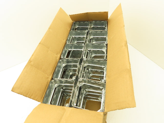 Crouse-Hinds TP428 4" Square Box Extension Ring 1-1/2" Deep w/Knockout Lot of 50
