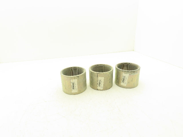 Wheatland 3-1/2" Rigid Galvanized Conduit Coupling Lot of 3