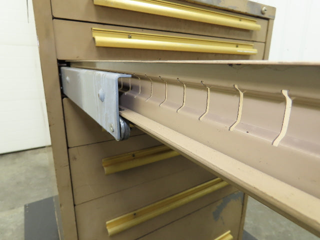 Equipto Modular Steel 7 Drawer Industrial Tool Cabinet 30x29x44" Stanley Vidmar