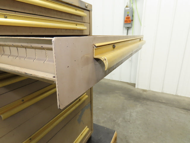 Equipto Modular Steel 7 Drawer Industrial Tool Cabinet 30x29x44" Stanley Vidmar