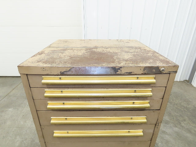 Equipto Modular Steel 7 Drawer Industrial Tool Cabinet 30x29x44" Stanley Vidmar