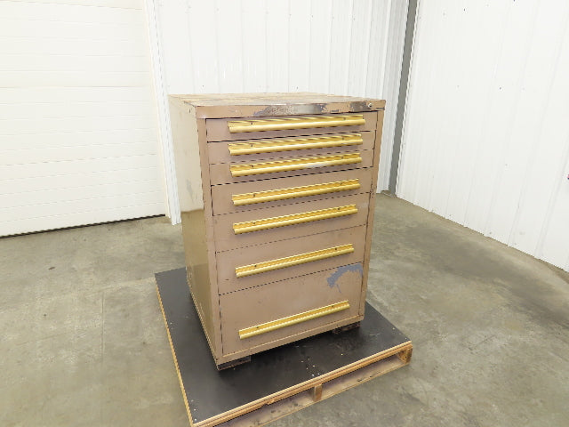 Equipto Modular Steel 7 Drawer Industrial Tool Cabinet 30x29x44" Stanley Vidmar