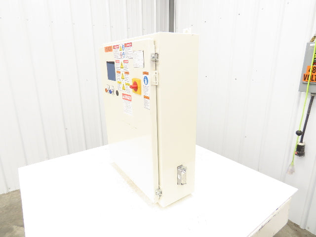 Hoffman A302408LP Electrical Enclosure 30x24x8" Control Panel 4.75x3.75" Cutout