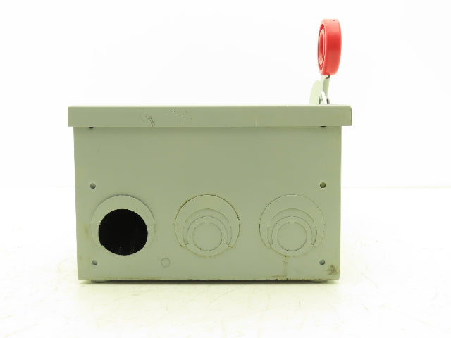 Eaton DH361URK Non Fusible Disconnect Safety Switch 30A 600V 3Ph NEMA 3R