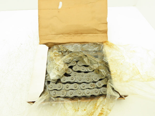 Tsubaki RS100 #100 Roller Chain Riveted W/Connector Link 10 Feet Length