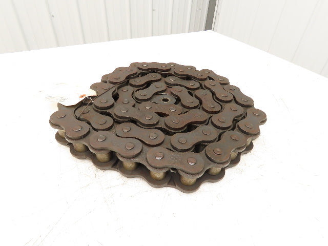 Link Belt RC160 #160 Roller Chain Riveted 9.25 Feet Length