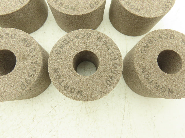 Norton Abrasives GWBL430 Grinding wheel 7/8" Bore 1-1/2"Wide 2-1/2"OD Lot of 19