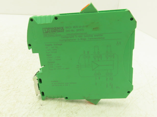 Phoenix Contact MACX MCR-UI-UI-SP Isolating Amplifier PLC Signal Conditioner