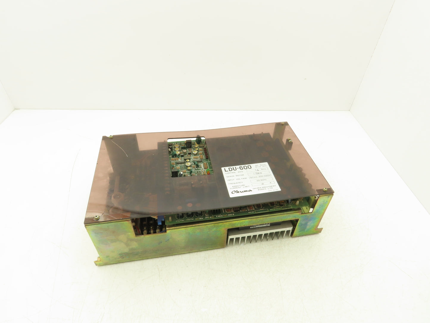 Okuma Machinery LDU-600 Servo Drive CNC Axis Control 0.75kW 200/220VAC 3Ph