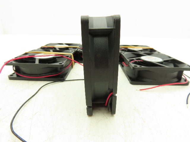 Mechatronics MR8025H24B-FSR Cooling Fan 80 x 80 x 25mm 24VDC 2 Wire Lot Of 6