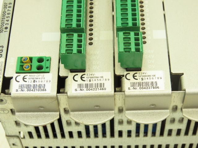 Bosch GG3 1070075100-207 Rack 7 Place W/4 Cards Profibus Module 3-24VDC Modules