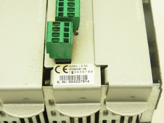 Bosch GG3 1070075100-207 Rack 7 Place W/4 Cards Profibus Module 3-24VDC Modules