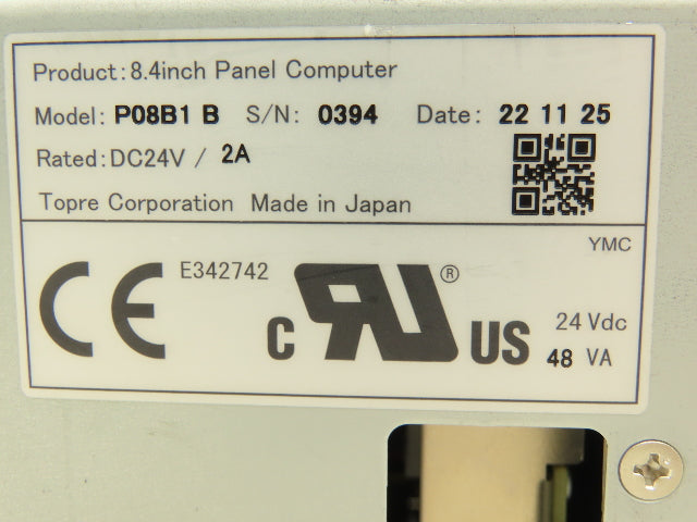 Fuji P08B1 B CNC HMI Controller Touch Screen Panel Computer 8.4" 24V Windows 10