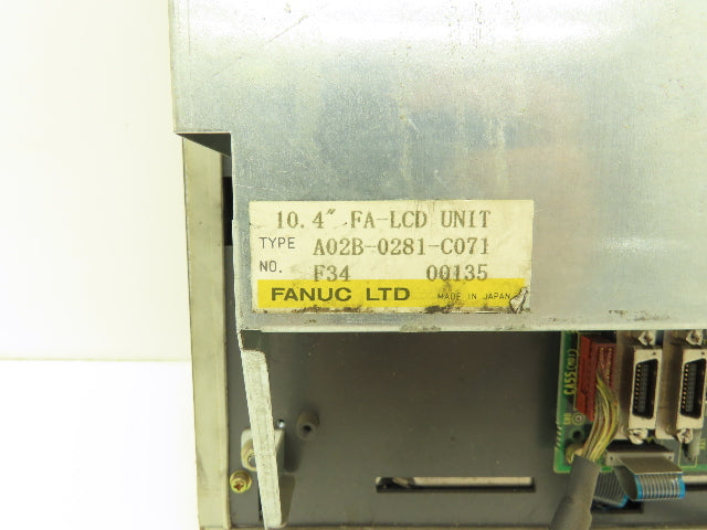 Fanuc A02B-0281-C071 CNC HMI Controller Panel Display Monitor Series 18i-T