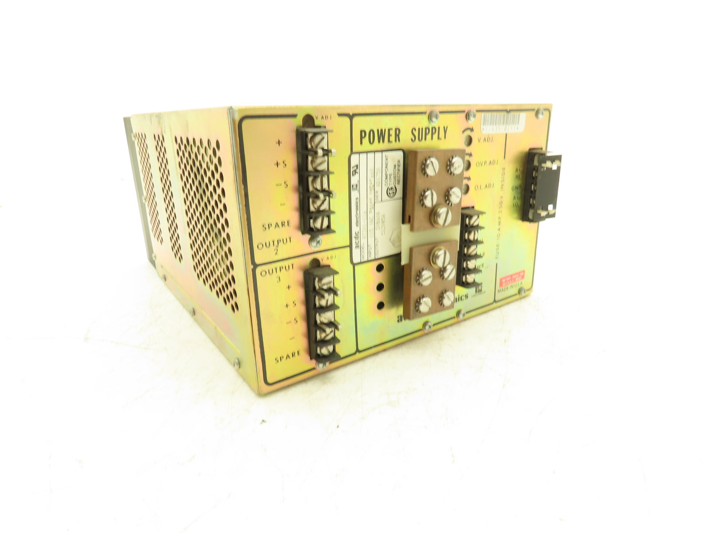 ACDC Electronics RT301-116 Power Supply 115VAC Input Output 5V 60A-12V 5A