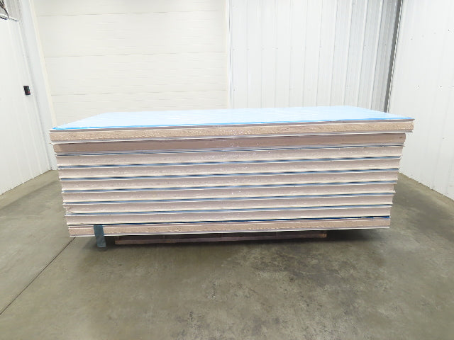 Structural Insulated Cooler Panels 4" Foam 46x108" Cold Storage Metal Interlock