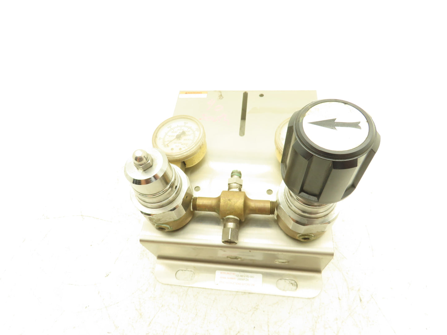 Concoa 6204612-82-580 Gas Regulator Set W/Gauges 0-4000 PSI